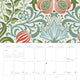 William Morris Arts & Crafts Designs 2025 Wall Calendar