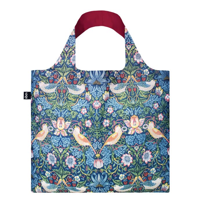 William Morris Strawberry Thief LOQI Shopping Bag