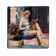 Winter Sunshine Ceramic Coaster