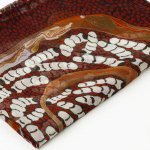 Looking For Witchety Grubs Silk Chiffon Scarf - Jackie Craigie