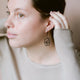 Mini Wombat Earrings Black
