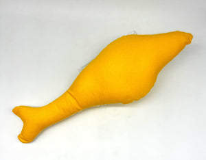 Shovelnose Shark Screen Printed Soft Toy Yellow