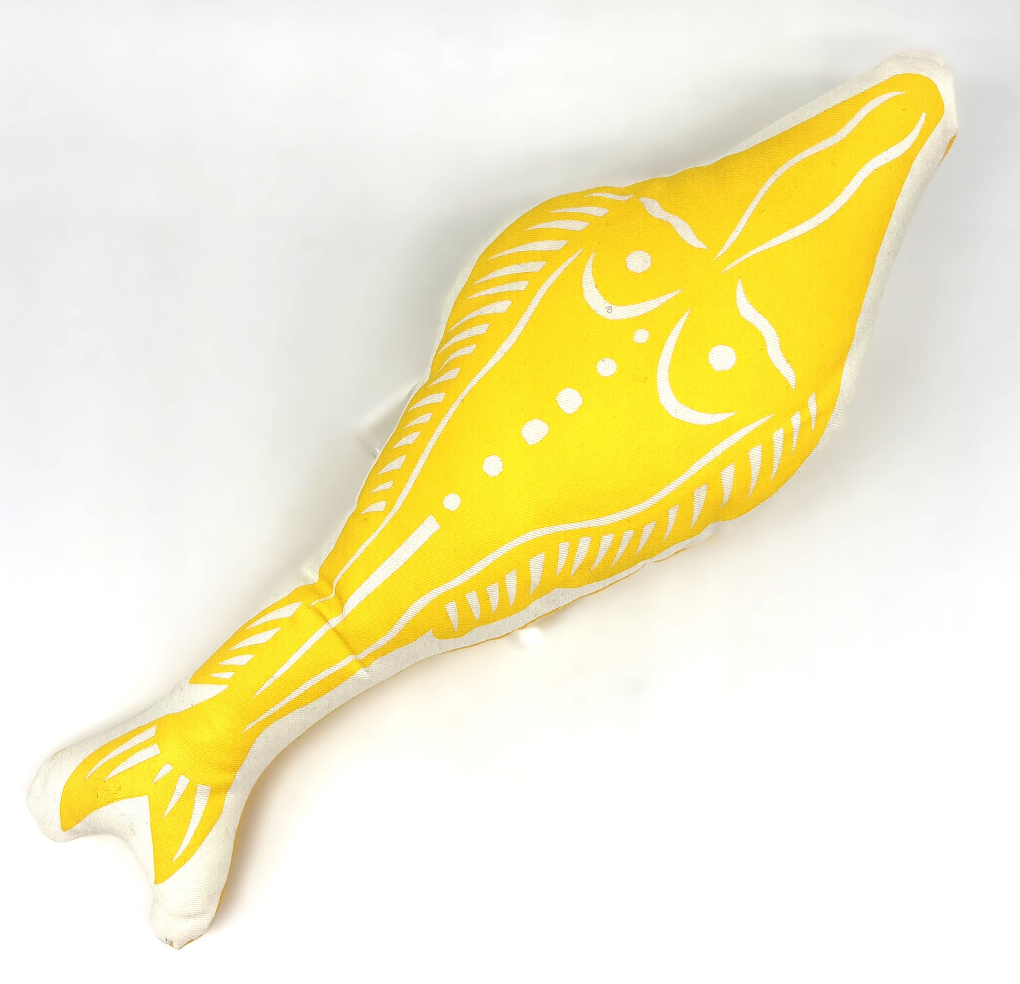 Shovelnose Shark Screen Printed Soft Toy Yellow