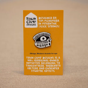 Alknga (eye) Enamel Pin