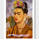 Self-Portrait Dedicated to Dr Eloesser Medium Print - Frida Kahlo