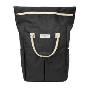 Pebble Black Medium Backpack - Kind Bag