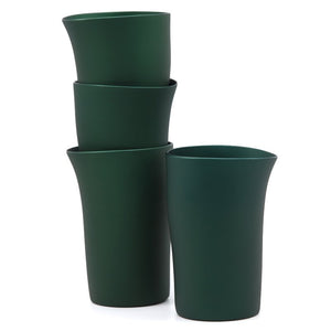 Fink Beakers Set of 4 Emerald Green