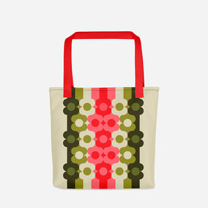 Daisy Meadow Tote Bag Pink