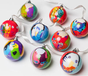Karen Barnes Xmas Bauble Bunting