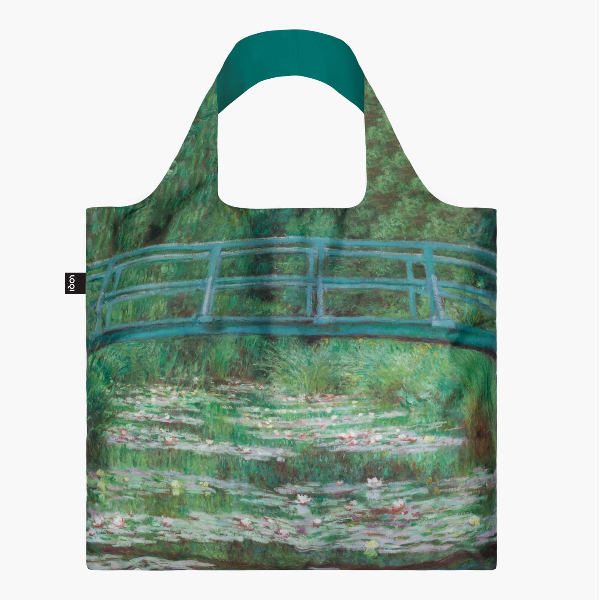 Japanese Footbridge Monet LOQI Shopping Bag
