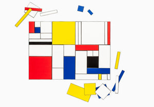 Make Your Own Mondrian: A Modern Art Puzzle
