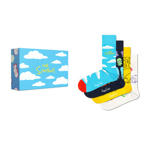 Clouds in the Sky Simpsons Socks Gift Set