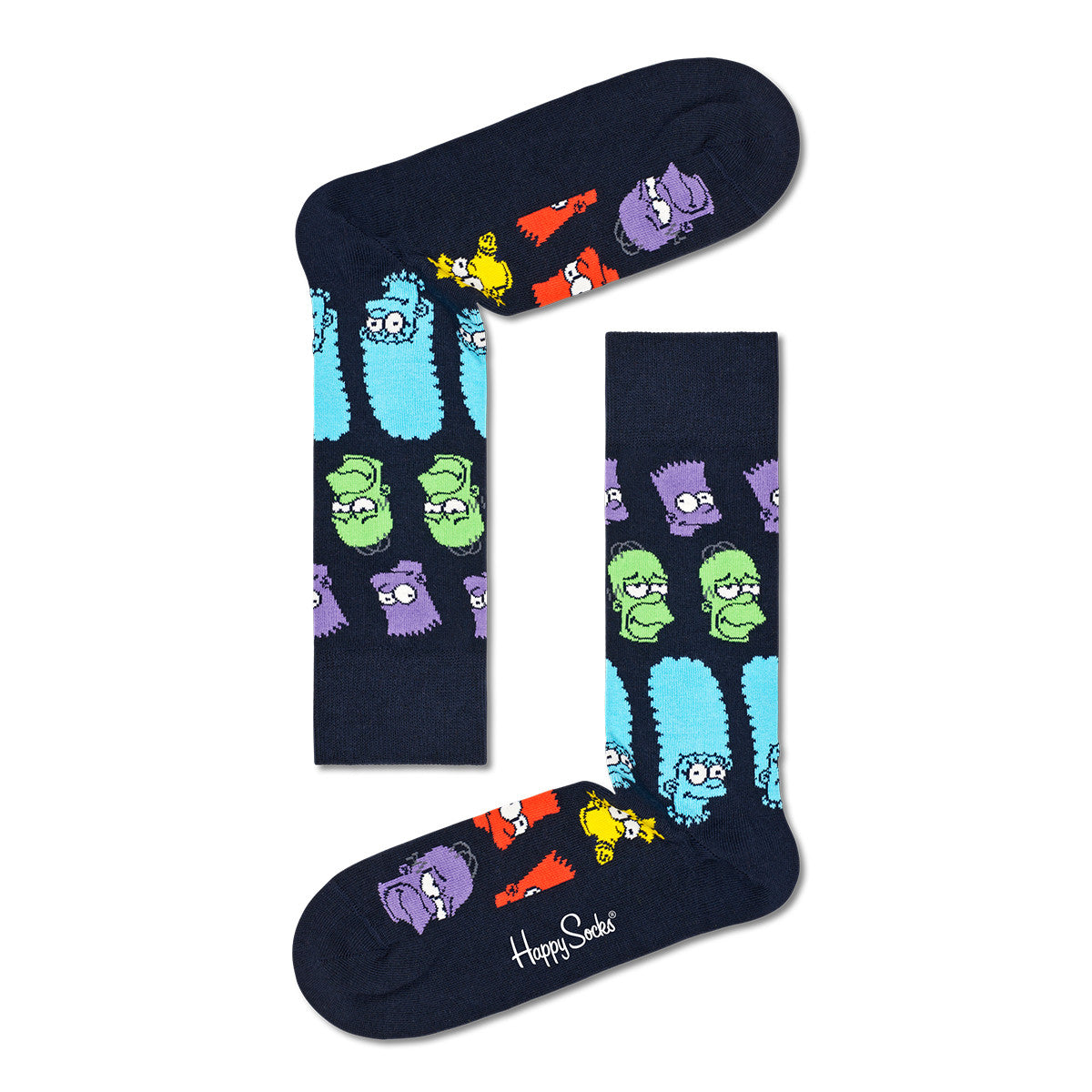 Rainbow Family Simpsons Socks