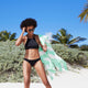 Beach Towel Narabeen Green Cabana