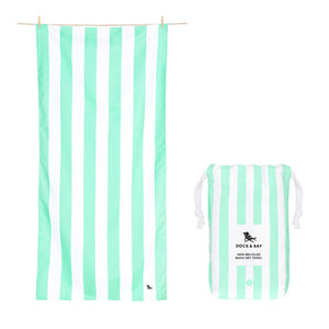 Beach Towel Narabeen Green Cabana