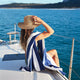 Beach Towel Whitsunday Blue Cabana