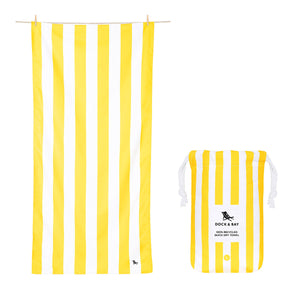 Beach Towel Boracay Yellow Cabana