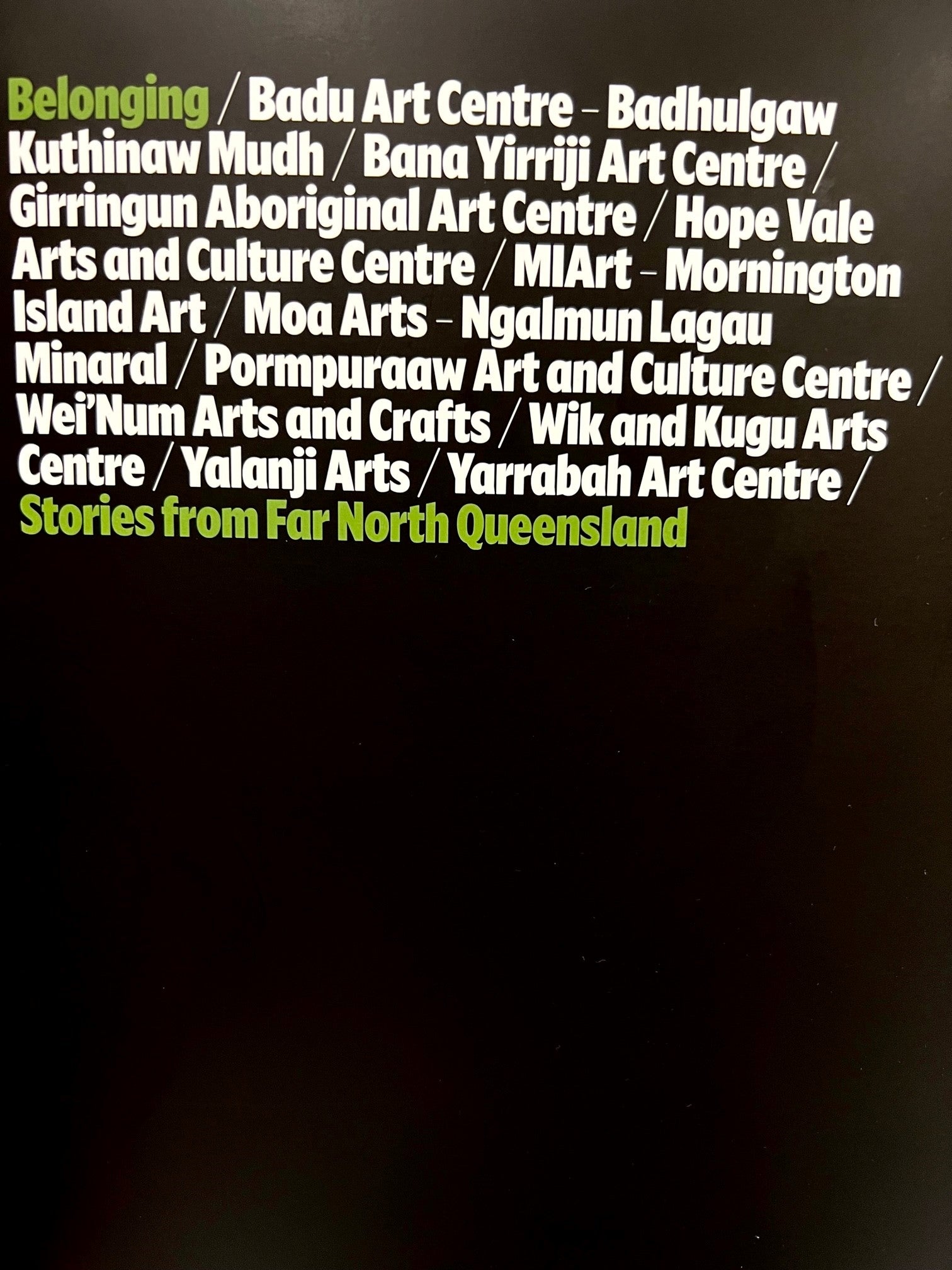 Belonging: Stories From Far North Queensland