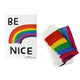 Be Nice Tea Towel - David Shrigley