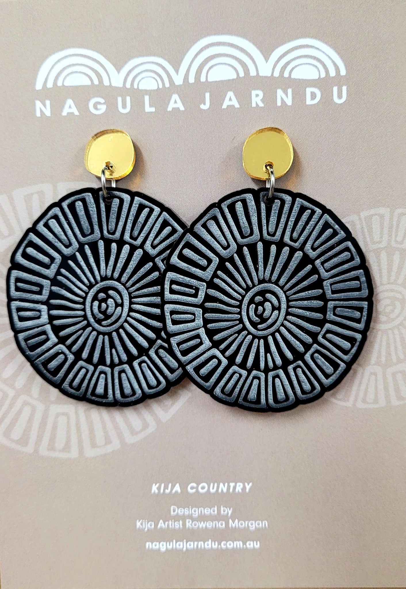 Kija Country Earrings Black
