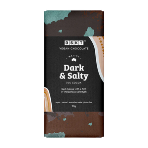 Dark and Salty Vegan Chocolate