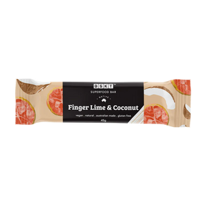 Finger Lime and Coconut Superfood Bar