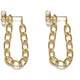 Fine Chain Earrings 14K Gold Plated