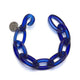 Chain Link Bracelet Blue