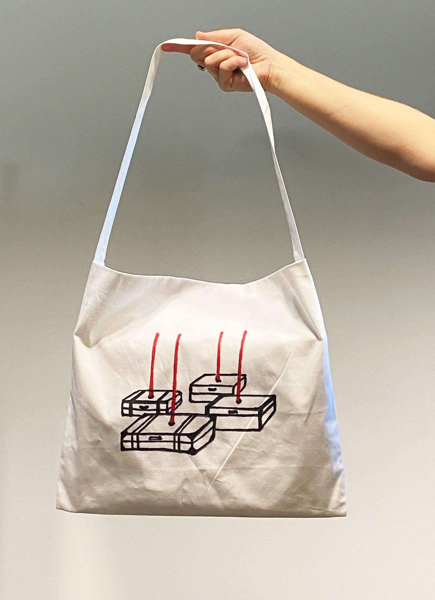 Suitcases Tote Bag Chiharu Shiota