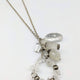 Quartz Moonstone & Crystal Charm Neckpiece