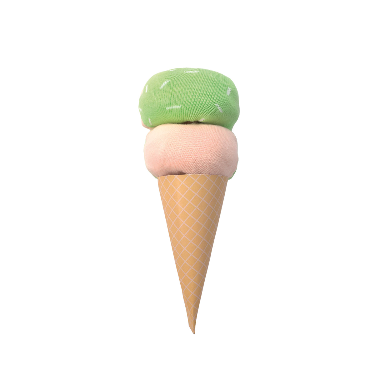 Dolce Gelato Pink & Green Socks