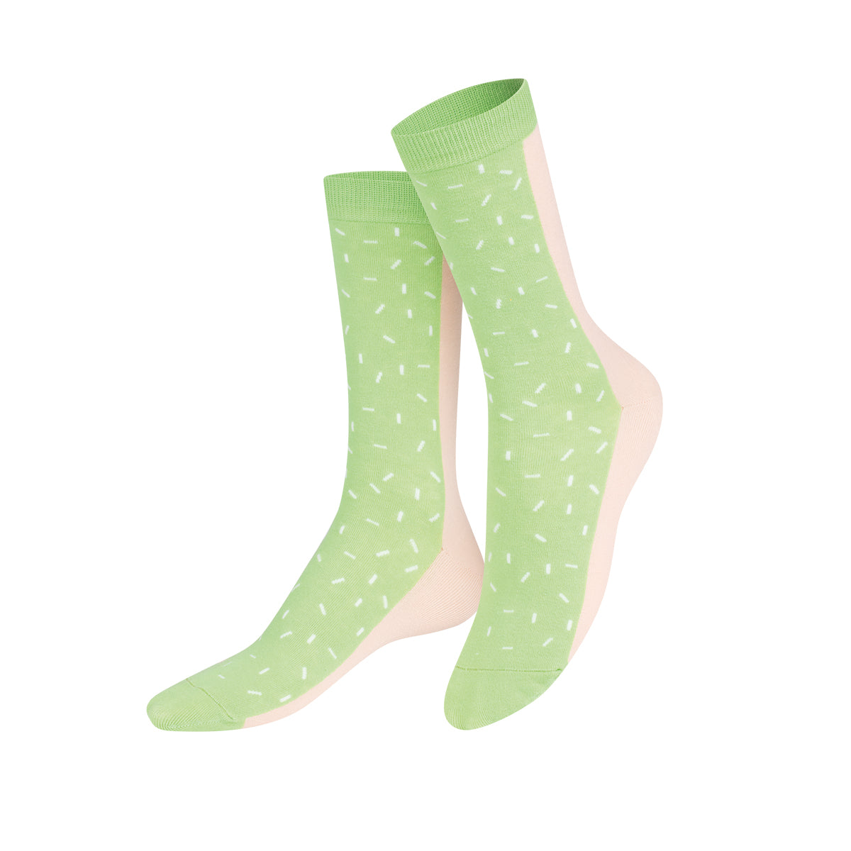 Dolce Gelato Pink & Green Socks