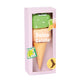 Dolce Gelato Pink & Green Socks