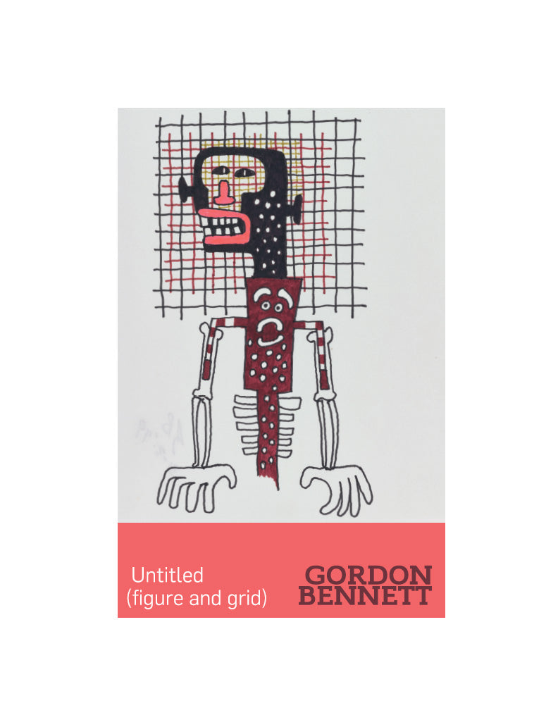 Untitled (figure and grid) Jigsaw Puzzle - Gordon Bennett
