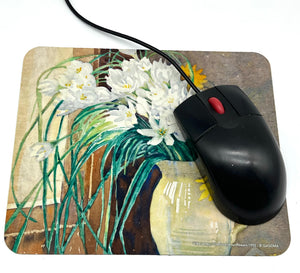 Crocus and Sunflowers Mouse Pad