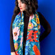 Flower Dance Silk Scarf Rectangle