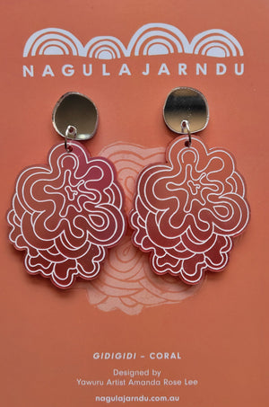 Coral "Gidigidi" Earrings