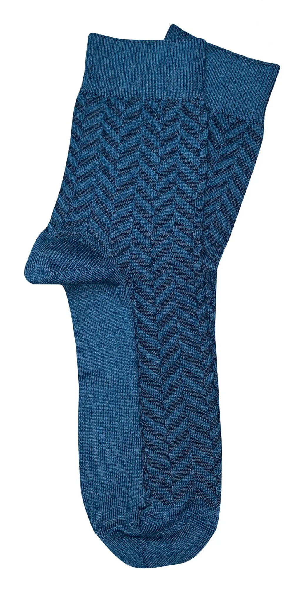 Herringbone Short Socks Petrol