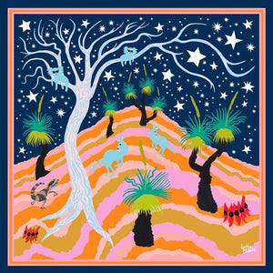 Into the Mystic Silk Scarf