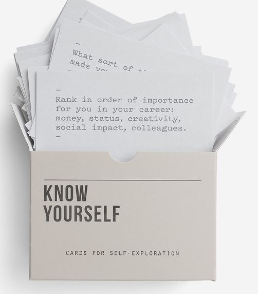 Know Yourself Prompt Cards