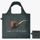 Magritte Treachery of Images LOQI Shopping Bag