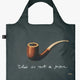 Magritte Treachery of Images LOQI Shopping Bag