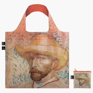 Self Portrait with Straw Hat Van Gogh LOQI Shopping Bag