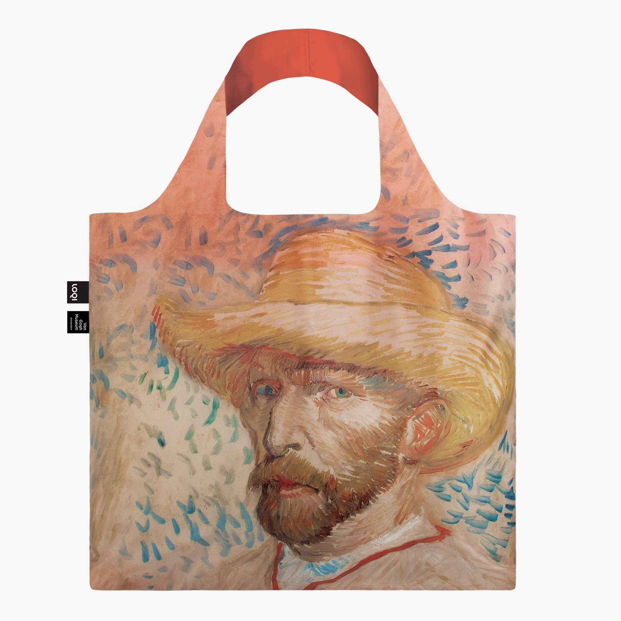 Self Portrait with Straw Hat Van Gogh LOQI Shopping Bag