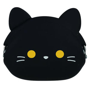 Mimi Pochi Friends Black Cat Purse