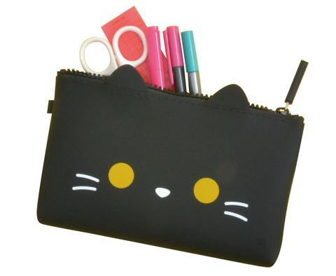 Mimi Nuu Friends Black Cat Zipper Pouch
