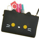 Mimi Nuu Friends Black Cat Zipper Pouch