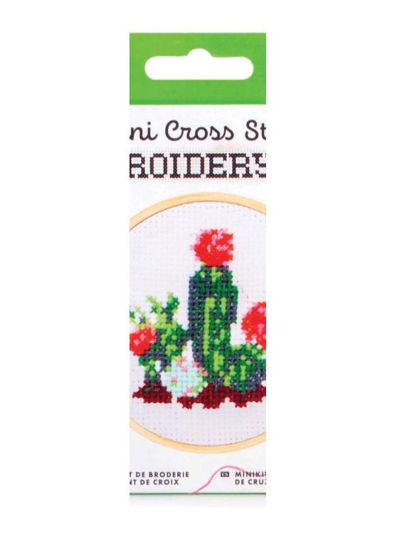 Mini Cross Stitch Kit Cactus