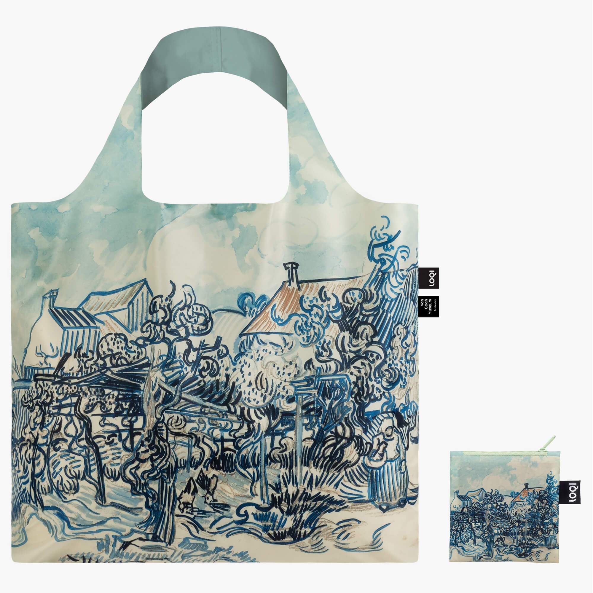 Van Gogh Old Vineyard LOQI Shopping Bag