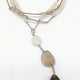 Smoky Quartz Moonstone Opera Neckpiece